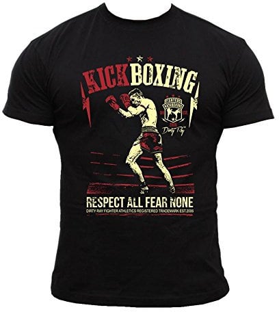 Dirty Ray Kampfsport Combat Fight Kick-Boxing Herren Kurzarm T-Shirt DT9 (XL)