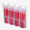 Storacell Powerpax 18650 Battery Caddy, Clear, 4-Pack