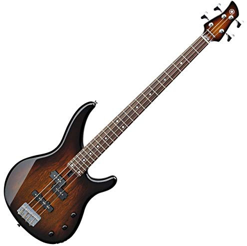 YAMAHA TRBX174EW Chitarra Elettrica a 4 Corde, Marrone (Tobacco Sunburst)
