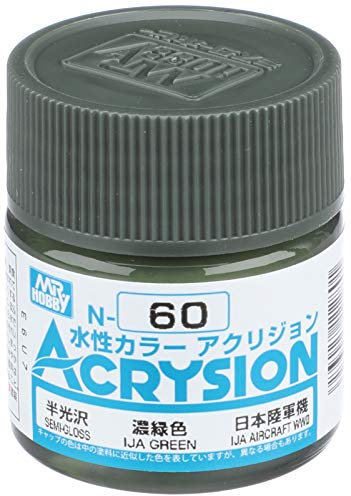 Mr Hobby - Gunze N-060 - Acrysion (10 ml) IJA Green - Neu