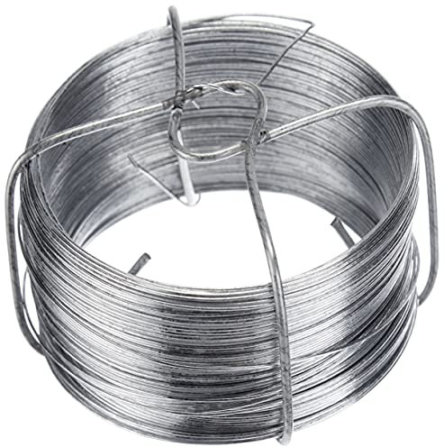 Alberts 530020 Matassa di filo metallico, zincato, Ø filo 0,8 mm, Lunghezza 50 m