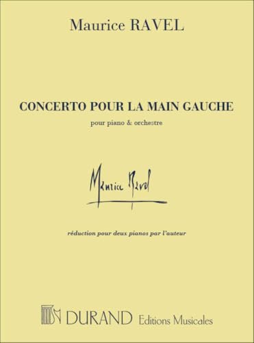 CONCERTO POUR LA MAIN GAUCHE PIANO