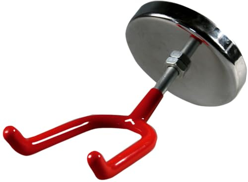 SW-Stahl 21519L Magnethalter für Ausblaspistolen - Halterung bis 4 kg | Magnetischer Werkzeughalter zur Befestigung an Hebebühnen - Premium Druckluft-Zubehör für Werkstatt & Arbeitsplatz