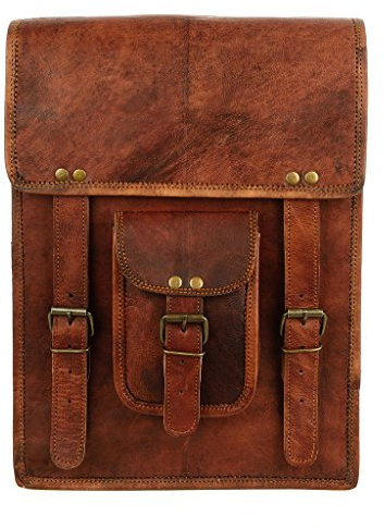 Große braune Ledertasche mit Rucksackoption