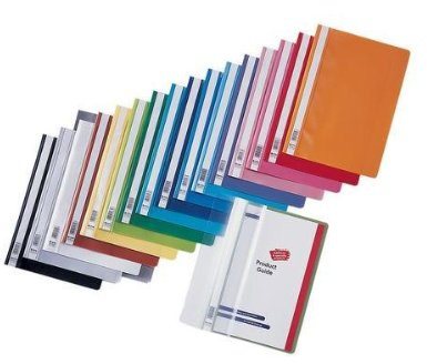 HETZEL Schnellhefter Standard, DIN A4, PP, hellgrau VE=25
