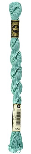 DMC 115 5-959 Pearl Cotton Thread, Medium Sea Green, Size 5
