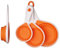 Premier Housewares Zing Measuring Cups - Set of 4, Orange