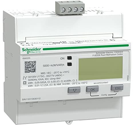 Medidor iEM3255 x/5A C.0,5S MODBUS MID