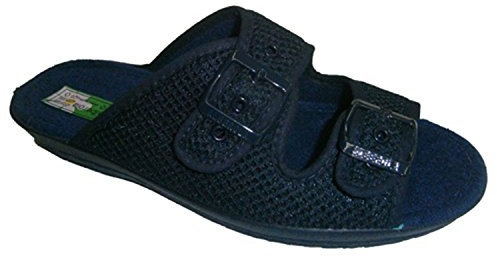 Alberola Chanclas Rejilla Hebillas para adaptarlas al pie Azul Marino Talla 40