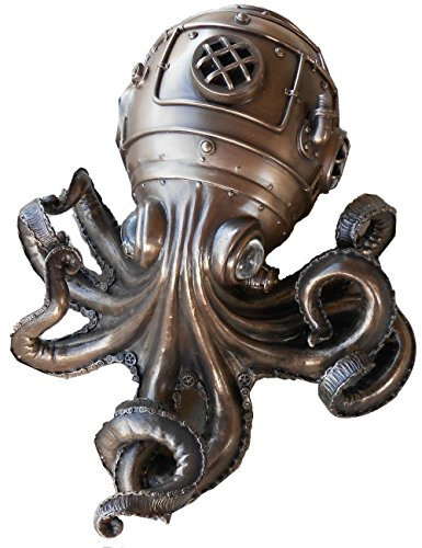 Steampunk Kraken mit Glasaugen, 27,3 cm L