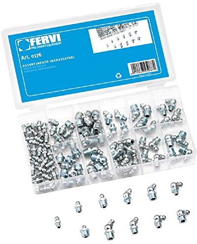 Sortiment 110 Schmiernippel Fervi 0176