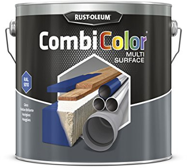RUST-OLEUM 7326MS.2.5 Combicolor Multi-Surface, One Paint, Many Surfaces, Gentian blue-RAL 5010