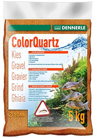 Dennerle 6916 Color-Quarzkies, orange, 5 kg