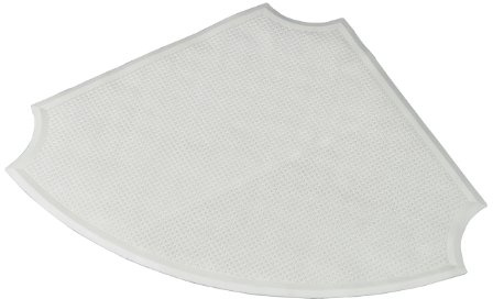 Homecraft Everyday Corner Shower Mat, Shower Mat that Fits Corners and Drains for Stability in the Shower, Slip and Fall Prevention, Bath Mat for Elderly, Handicapped, and Disabled Individuals