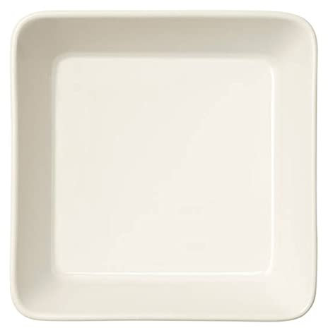 Iittala Teema Schale aus Porzellan in der Farbe Weiß, Maße: 12,8cm x 12,8cm x 4,5cm, 1006239