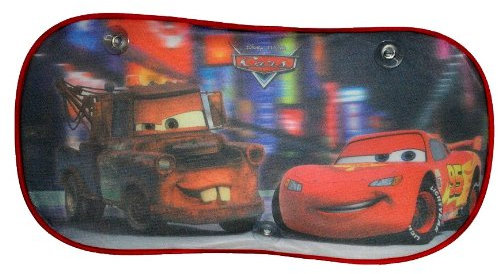 alles-meine.de GmbH XL Heckscheiben Sonnenschutz - Cars - Sonnenblende - für Kinder Heckscheibe Auto Lightning Queen/Jungen