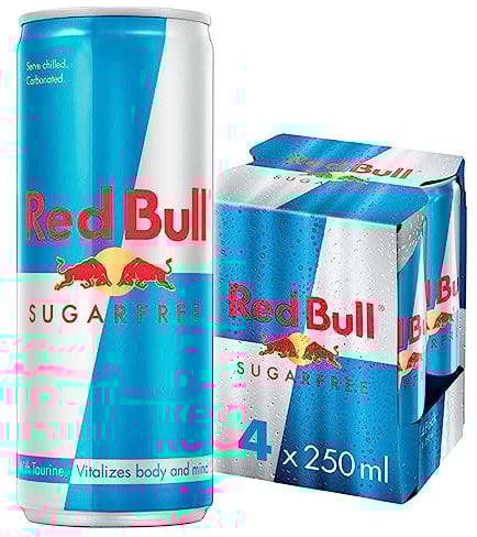 Red Bull Energy Drink Sugar Free 250ml x4