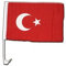 Autofahne Autoflagge Türkei - 30 x 40 cm