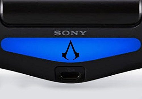 Play Station PS4 Lightbar Sticker Aufkleber Invertiert Assasions Creed (schwarz)