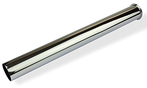 Bördelrohr Tauchrohr für Siphon messing verchromt 32x300mm lang