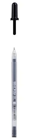Gelly Roll Basic SCHWARZ #49, Gelstift 1 Stück