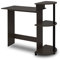 Furinno Compact Scrivania per Computer, Holz, Nero/Marrone (Espresso/Black), Taglia Unica