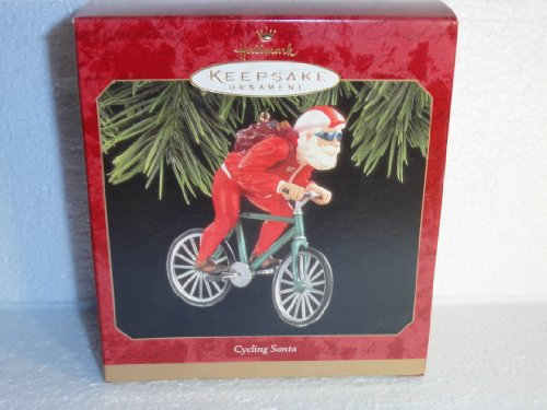 Hallmark 1997 Radfahren Weihnachtsmann Fahrrad Ornament