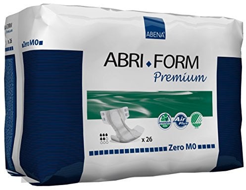 ABENA Abri-Form Premium All-in-One Inkontinenzeinlagen für Männer und Frauen, umweltfreundliche Damen-Inkontinenzeinlagen, Herren-Inkontinenzeinlagen, Größe M 0, 70-110 cm Taille, 1500 ml Saugfähigkeit, 26 Stück