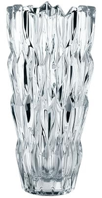 Nachtmann hochwertige Glasvase Quartz, Kristallglas, 16 cm, Made in Germany, 88333