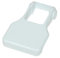 Crosslee 421307792351 White Knight Tumble Dryer Door Handle, White