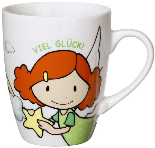 NICI 37288 - Tasse Schutzengel Viel Glück!, 8 x 10 cm