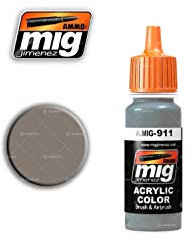 AMMO Munition mig-0911 grau Glanz Acrylfarben (17 ml), Mehrfarbig