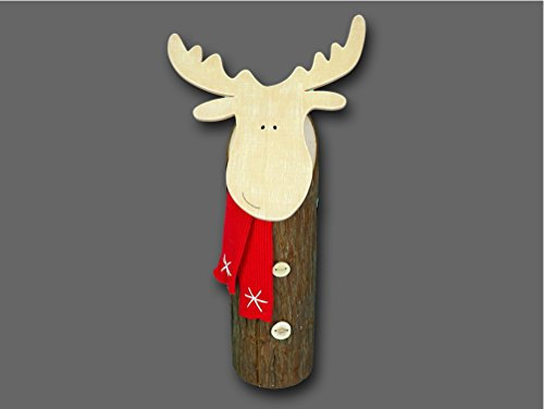 Klp Elch Rentier Deko Tier Figur Weihnachts Hirsch REH Bock Skulptur Statue Schal