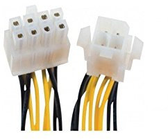 Dexlan Adaptateur d'alim. carte mere Dual/Bi-Processeur en 8 points
