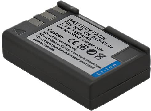 EN-EL9 Batterie Pour Nikon D40 D40X D60