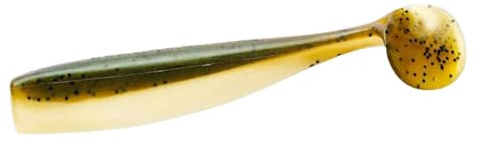 Lunker City Shaker 4,5 (11cm) | High-Action-Köder ++ 67! Farben verfügbar ++ Insgesamt 6 Größen ++ Hecht, Barsch, Zander++8 Köder pro Packung+++, Golden Shiner