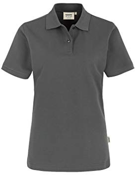 HAKRO Damen Polo-Shirt „Top“ 224 - graphite - Größe: 3XL