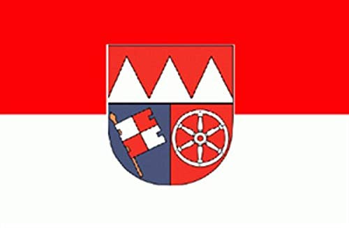 flaggenmeer® Flagge Unterfranken 80 g/m² ca. 90 x 150 cm