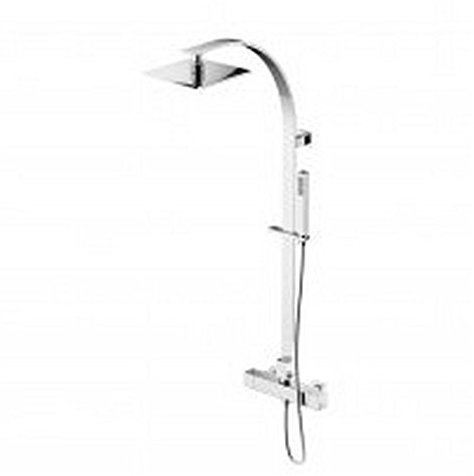 MISCELATORE TERMOSTATICO ESTERNO DOCCIA SQUARE GATTONI KIT/TS25 A CORPO FREDDO C