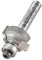 Trend Professional Bearing Guided Ovolo Router Cutter, 3.2mm Radius, 1/4 Inch Shank, 19mm Cut Diameter & 9.5mm Cut Length, Two Bearings, Tungsten Carbide Tipped, 46/11X1/4TC