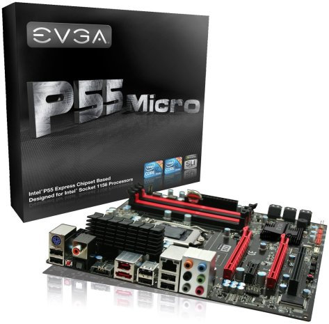 EVGA P55 Mainboard Socket Intel 1156 DDR3 Micro ATX