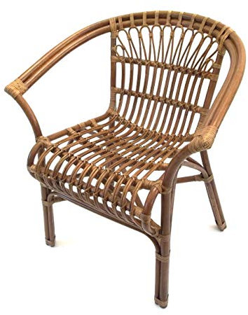 Sessel/Stuhl Rattanarmlehnstuhl, Rattansessel Macao