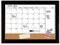 Quartet Pizarra blanca magnética combinada, calendario y tablero de corcho, 17 x 23 pulgadas, combo de pizarra blanca de borrado en seco y tablero de anuncios de corcho, tablero de mensajes, marco