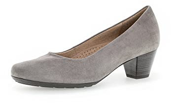 Gabor Damen Klassische Pumps, Frauen Absatzschuhe,Leichte Mehrweite (G),büro,office,elegant,fumo,40.5 EU / 7 UK