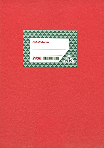 RNKVERLAG 2430 - Gehaltskonto - Buch, 24 Seiten, DIN A4, 1 Stück