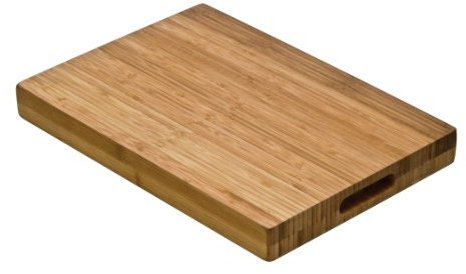 Premier Housewares Butchers Chopping Board with Handles - Bamboo, 4 x 40 x 28 cm