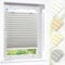 Victoria M. Easyfix Plissee Faltrollo ohne Bohren Plisseeanlage Klemmfix mit Klemmträger für Fenster und Türen, Größe: 50 x 120 cm, Farbe: Grau