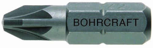 Schrauber-Bits 1/4 für Pozidriv-Schrauben PZ 2 x 25 mm 10 Stck in Bohrcraft SB-Pack