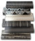 6er Rollen Set Black and White Spezial Edition Schwarz und Weiß Geschenkpapier 200 x 70 cm verschiedene Designs