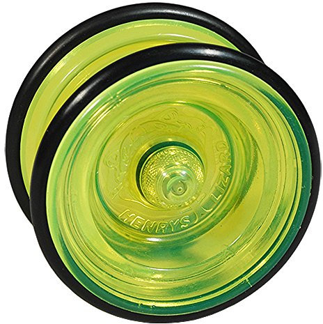 Henrys Lizard Jojo Yoyo /mit Trick-Buch/ Freilauf / Gelb